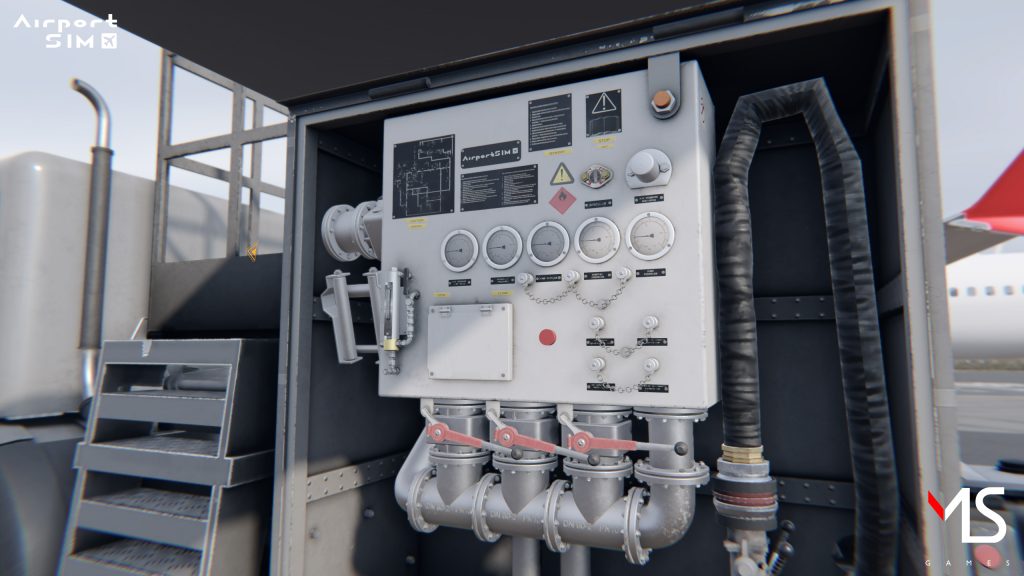 AirportSim - Cistern fuel panel