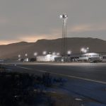 Vagar Airport Sunset